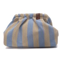 CLUTCH / KULTURTASCHE - EMMA 90 -  GRAU / BLAU 30x17x24...