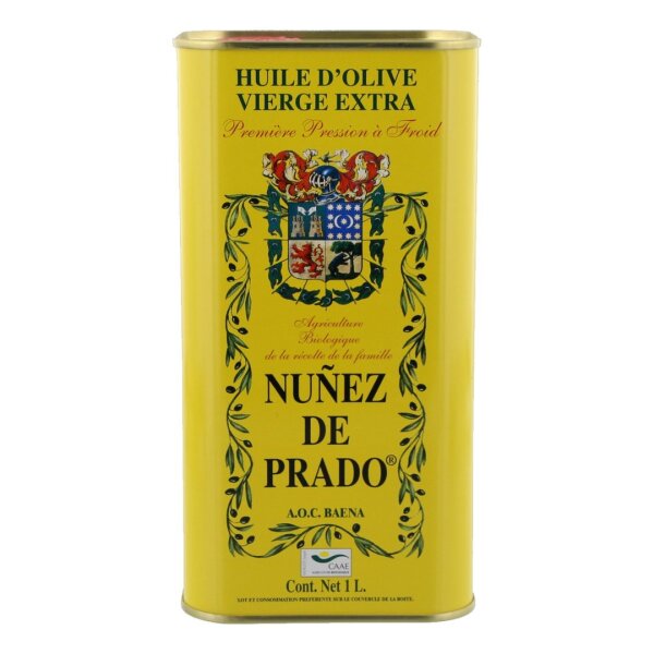 OLIJFOLIE EXTRA VERGINE ONGEFILTERD, BIO -  1 LITER BIO NATIVES OLIVENÖL EXTRA BY NUÑEZ DE PRADO