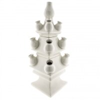 TULPENVAAS 3-DELIG WIT 40 CM - TULPENVASE 3-TEILIG WEISS...